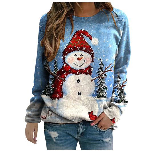 Kerstsweatshirt voor dames 5 modellen van S tot 3 XL