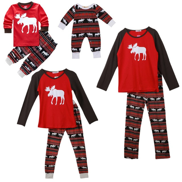 Superbes pyjamas de Noël pour toute la famille: Bébé, enfants, papa, maman