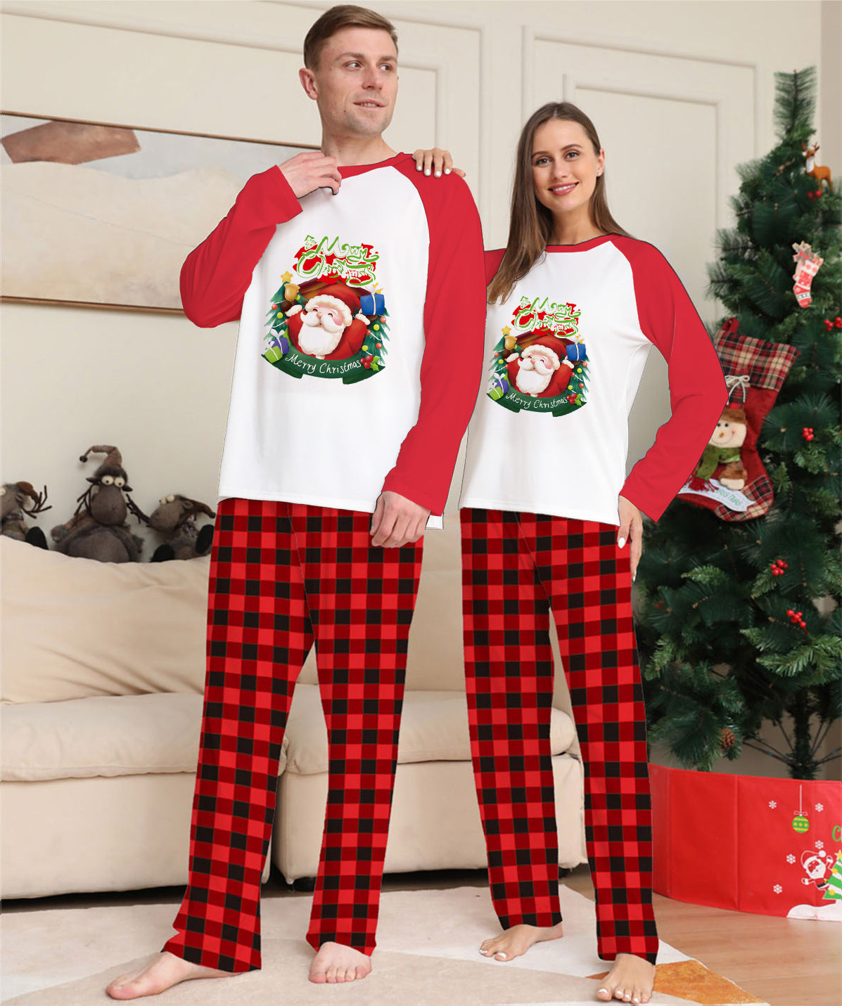 Magnifiques pyjamas de Noël pour toute la famille même pour le chien de 6 mois à 4 XL