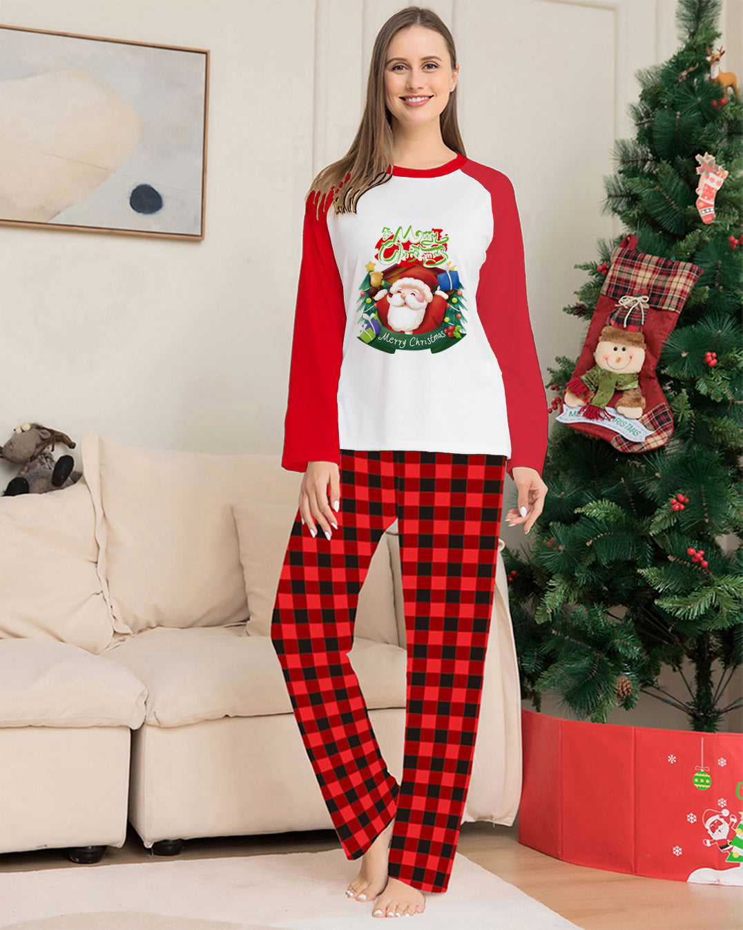 Magnifiques pyjamas de Noël pour toute la famille même pour le chien de 6 mois à 4 XL