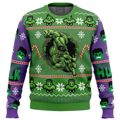 Sweat de Noël "L'incroyable Hulk 2 modèles de XS à 5 XL