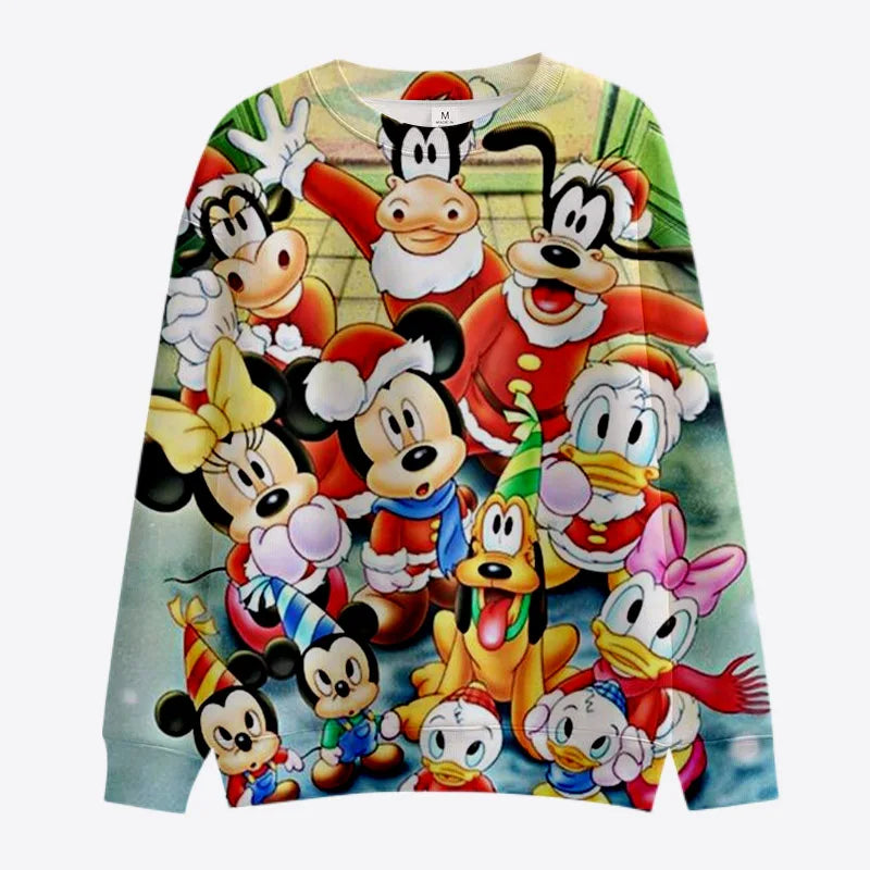 Damessweater "Mickey en zijn vrienden" 6 modellen van XXS tot 3XL