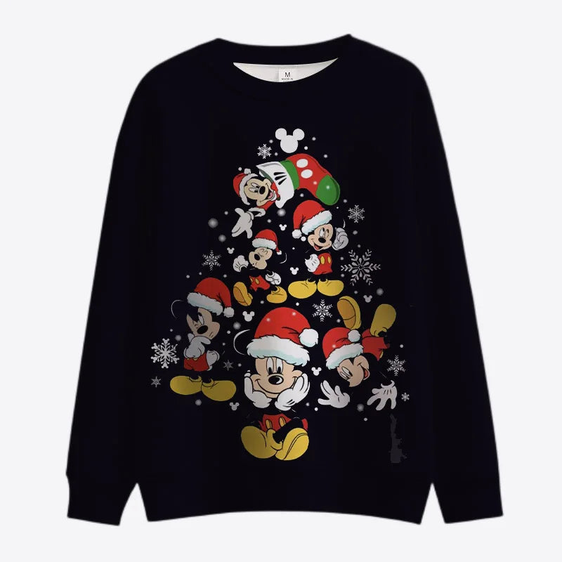 Damessweater "Mickey en zijn vrienden" 6 modellen van XXS tot 3XL