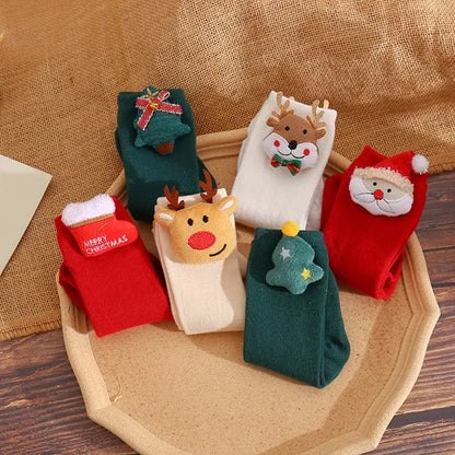 Chaussettes de noel toutes MIMI pour bébé de 0 à 36 mois 6 modèles