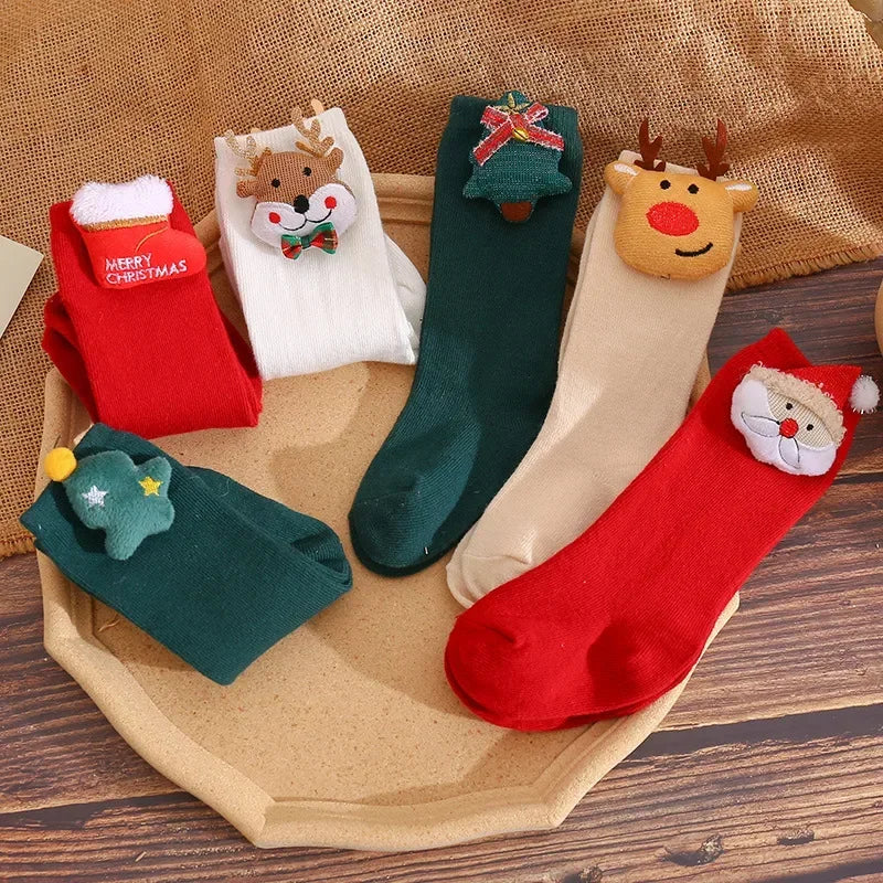 Chaussettes de noel toutes MIMI pour bébé de 0 à 36 mois 6 modèles