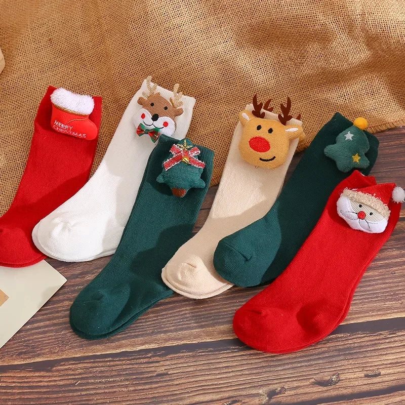 Chaussettes de noel toutes MIMI pour bébé de 0 à 36 mois 6 modèles